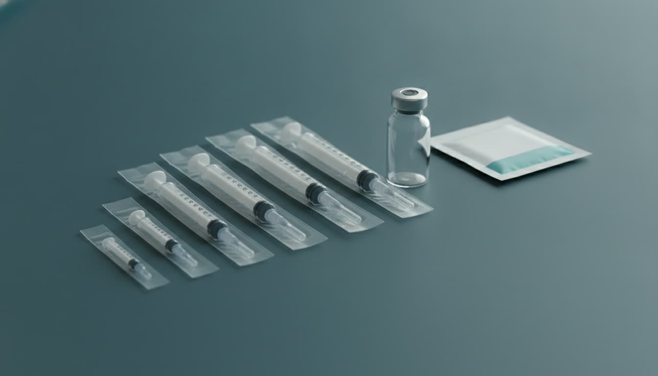Needle sizes for peptide injection
